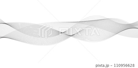 black and white wavy stripes background. Vector illustration black and white wavy stripes background. Vector illustration 110956628