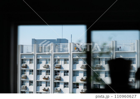 神奈川　洋光台北団地　根岸線　マンション　空　雲　昼　午前　風景　磯子区　横浜市　リノベーション 110960627