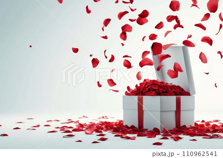 AI-generated content. a gift box of romantic love on valentines day pragma AI-generated content. a gift box of romantic love on valentines day pragma 110962541