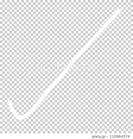 Tick Mark Check Mark Hand Drawn White Tick Mark White Check Mark 110964374