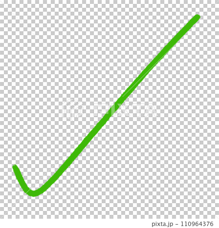 Tick Mark Check Mark Hand Drawn Green Tick Mark Green Check Mark 110964376