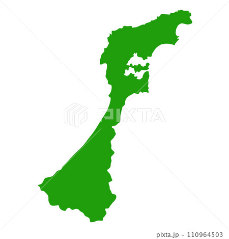 石川県の地図 110964503