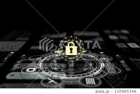 HUDホログラムのグラフィックデザイン 110965346