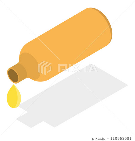 3D Isometric Flat Vector Illustration of Cooking Ingredients. Item 5 110965681