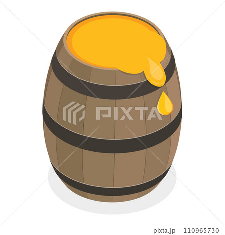 3D Isometric Flat Vector Set of Beekeeping. Item 7 110965730