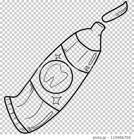 coloring book art supply of toothpaste coloring book art supply of toothpaste 110966708