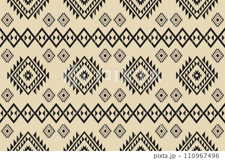 Navajo tribal vector seamless pattern. Native American ornament. Ethnic South Western decor style. Boho geometric ornament. Vector seamless pattern. Mexican blanket, rug. Woven carpet illustration. Navajo tribal vector seamless pattern. Native American ornament. Ethnic South Western decor style. Boho geometric ornament. Vector seamless pattern. Mexican blanket, rug. Woven carpet illustration. 110967496