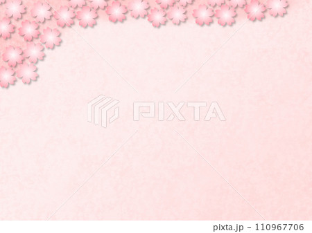 桜とピンクの和風背景 桜とピンクの和風背景 110967706