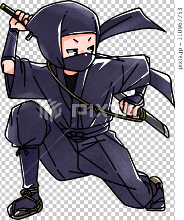 男性忍者のイラスト素材 [110967753] - PIXTA