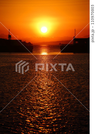 大牟田市 三池港 光の航路、 大牟田市 三池港 光の航路、 110970803