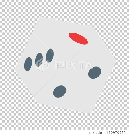 サイコロを表すカラースタイルのアイコン 110970952