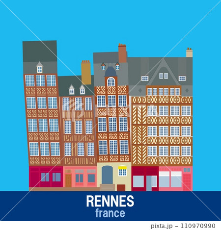 レンヌ　rennes　ブルターニュ　bretagne　フランス　france 110970990