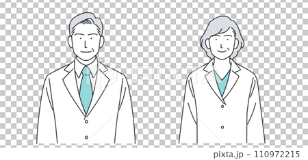 高級醫生人物插畫簡單 110972215