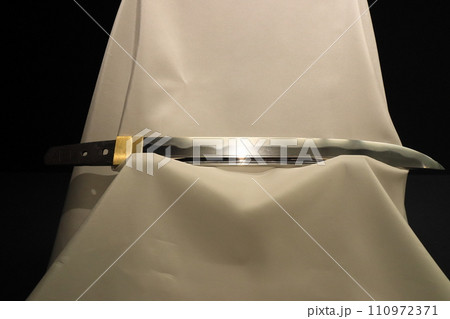 脇差　美術品として飾られた日本刀 110972371