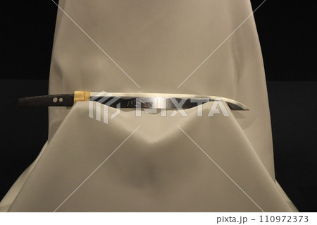 脇差　美術品として飾られた日本刀 110972373