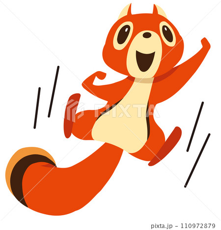 手描きのかわいいリスキャラクター13 (感激ガッツポーズ) 手描きのかわいいリスキャラクター13 (感激ガッツポーズ) 110972879