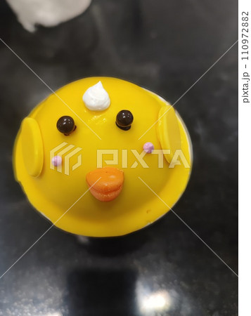 yellow rubber duck toy in water 110972882