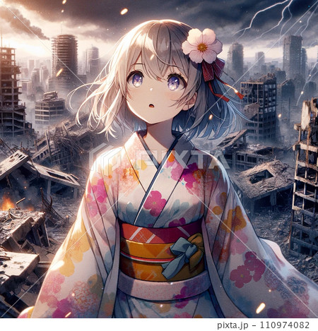 廃墟着物 廃墟着物 110974082