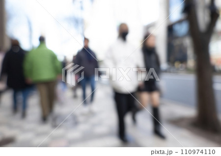繁華街のボケ表現 110974110