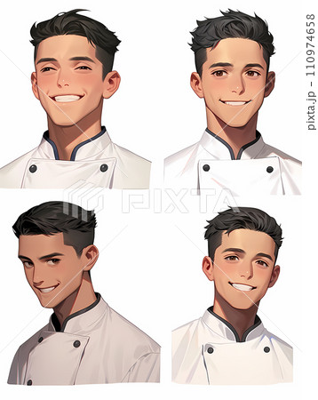 調理師の笑顔のバリエーション 110974658