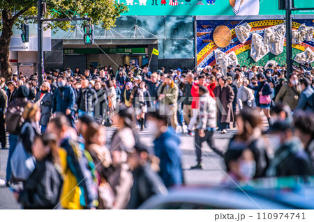 日本の東京都市景観 JN.1…渋谷に再びマ姿…拡大の元凶をなぜ学べないのか…マ不要・換気=1月27日 日本の東京都市景観 JN.1…渋谷に再びマ姿…拡大の元凶をなぜ学べないのか…マ不要・換気=1月27日 110974741