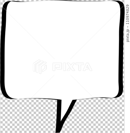 Black and white color arrow point speech bubble balloon, icon sticker memo keyword planner text box banner, flat png transparent element design Black and white color arrow point speech bubble balloon, icon sticker memo keyword planner text box banner, flat png transparent element design 110974829