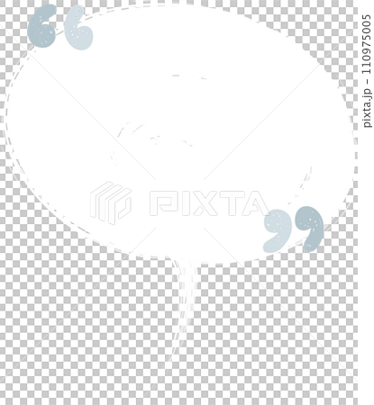 speech bubble balloon with quotation marks, icon sticker memo keyword planner text box banner, flat png transparent element design speech bubble balloon with quotation marks, icon sticker memo keyword planner text box banner, flat png transparent element design 110975005