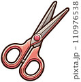 シンプルなハサミのイラスト 110976538