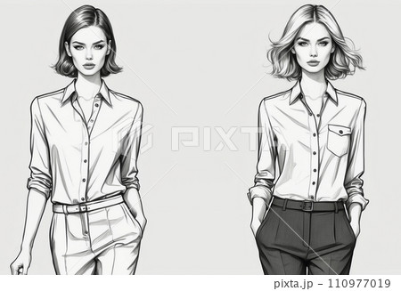 スーツの女性(Created with AI & Photoshop) スーツの女性(Created with AI & Photoshop) 110977019