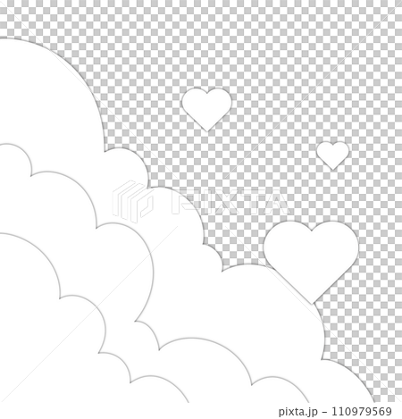 cloud, heart, background 110979569
