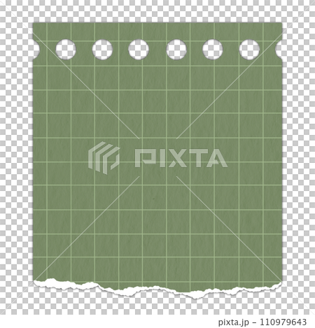 blank Kraft paper sticky note digital planner sticker memo paper sheets notepad Minimalist and earth tone style	 110979643