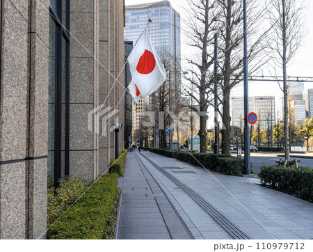 Japanese flag 110979712