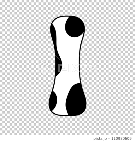 Cow spots letter Cow skin monogram Farm animal alphabet Cow spots letter Cow skin monogram Farm animal alphabet 110980609