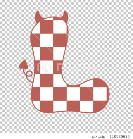 letter devil horn demon evil typeface alphabet checkered horror typography y2k monster groovy retro pink halloween and valentine 110980656