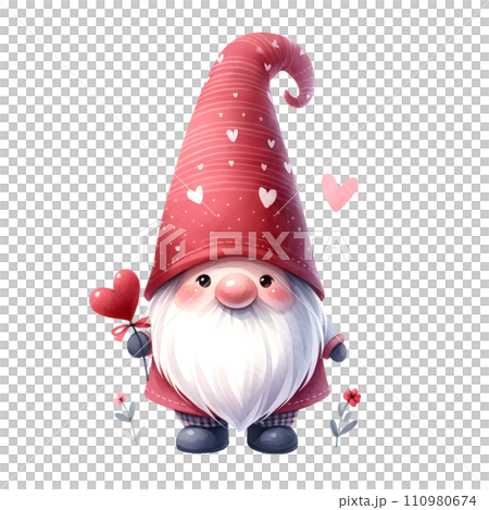 Valentine gnome 110980674