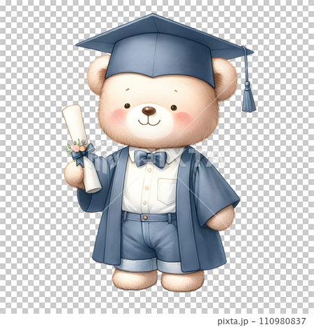Graduated Teddy bear 110980837