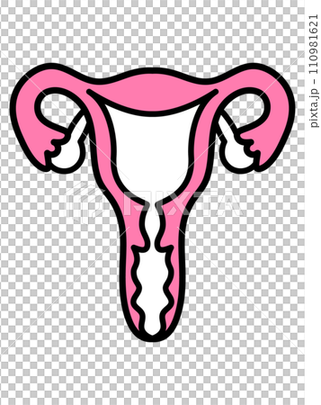 簡單的子宮圖標 簡單的子宮圖標 110981621