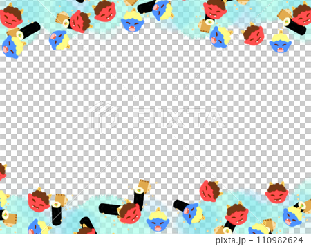 Setsubun Oni and Bean Throwing Setsubun Oni and Bean Throwing 110982624