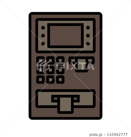 ATM machine icon ATM machine icon 110982777