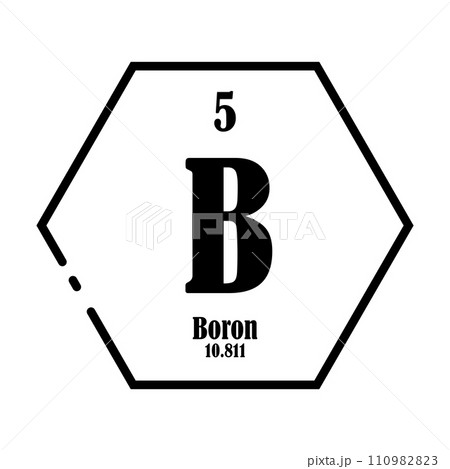 Boron chemistry icon Boron chemistry icon 110982823