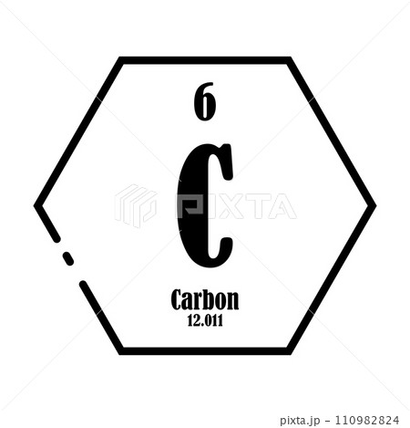 Carbon chemistry icon Carbon chemistry icon 110982824