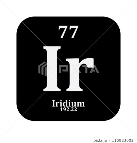 Iridium chemistry icon 110983002