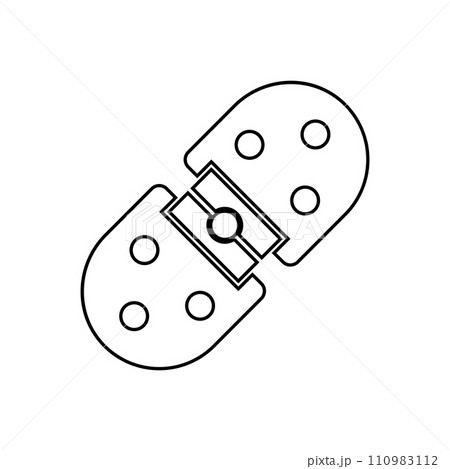 Door hinge icon Door hinge icon 110983112