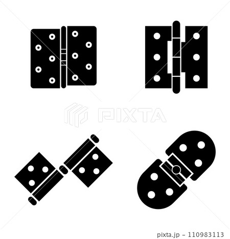 Door hinge icon Door hinge icon 110983113