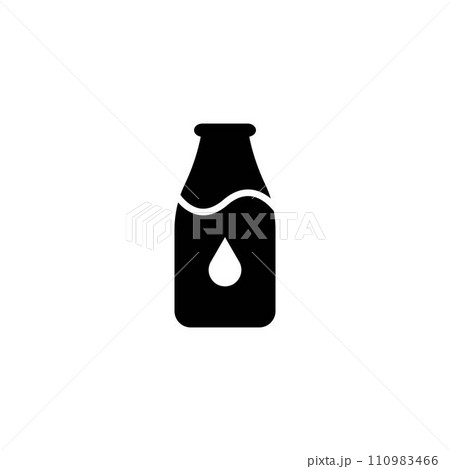 milk icon vectorのイラスト素材 [110983466] - PIXTA