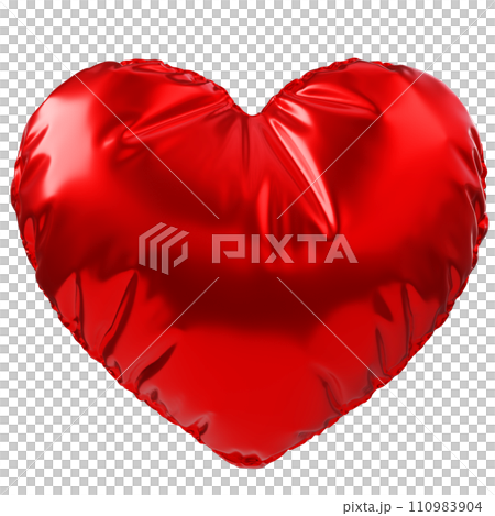 3D Red Balloon Heart 3D Red Balloon Heart 110983904