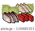 刺身の盛り合わせ 110985353