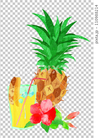 我想在寒冷的天喝熱帶果汁。 110988214