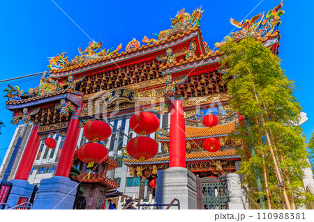 神奈川県　横浜市　横浜中華街（横浜関帝廟） 110988381