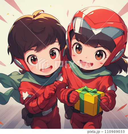 AI画像生成　プレゼントをありがとう 110989033